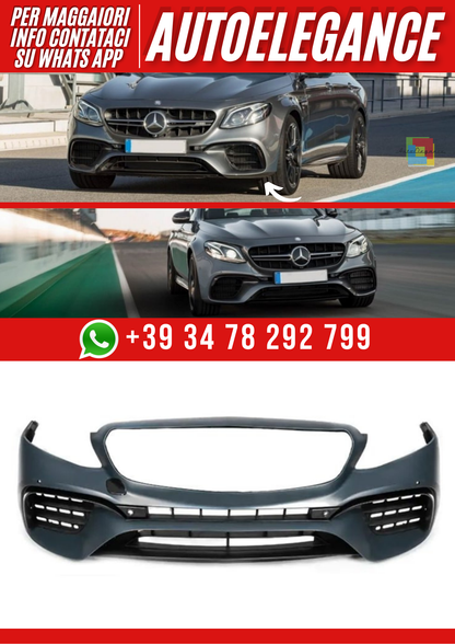 💕Paraurti anteriore Classe E W213 C238 2016-2018 look E63 ZMG💕