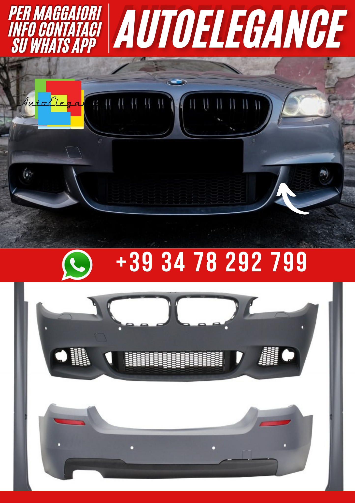 💕Bodykit completo per bmw serie 5 f10 💕