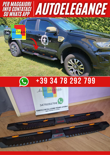 💕PEDANE FORD  RANGER 2011-2022 LOOK DAKAR LED (203CM) 💕