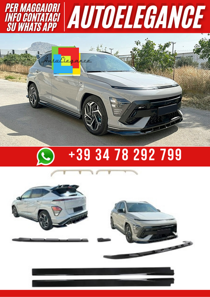 💕Kit carrozzeria aerodinamico adatto per Hyundai Kona N-Line Mk2 (2023-)💕