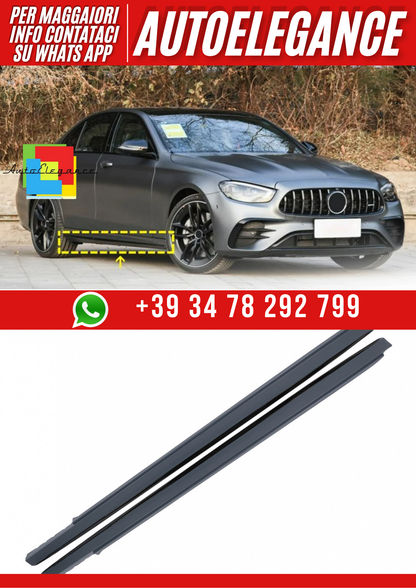 💕Minigonne laterali adatte per Mercedes Classe E W213 S213 (2016-2022)  💕