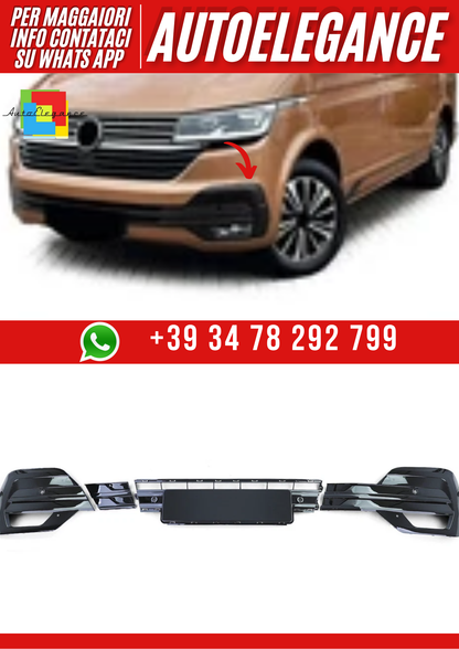 💕Nébbia coperture nere lucide per VW T6.1 Bus Transporter dal 19 💕