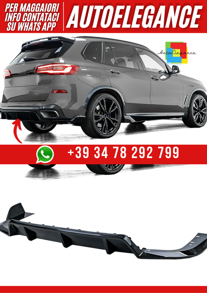 💕Diffusore posteriore Performance Nero lucido adatto per BMW X5 G05 dal 2019💕