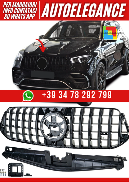💕Griglia Sport Nero Lucido per Mercedes GLE V167 dal 2023💕