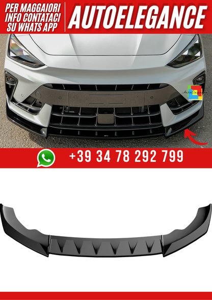 💕	  Splitter Anteriore adatto per  CUPRA Leon MK1 Restyling 2024 💕