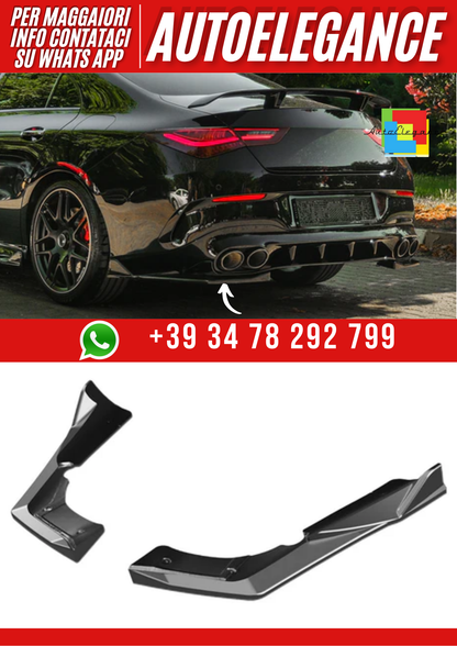 💕Spliter  posteriore  adatto  per MERCEDES CLA35/CLA45 Aero Pack C118 2019-20💕