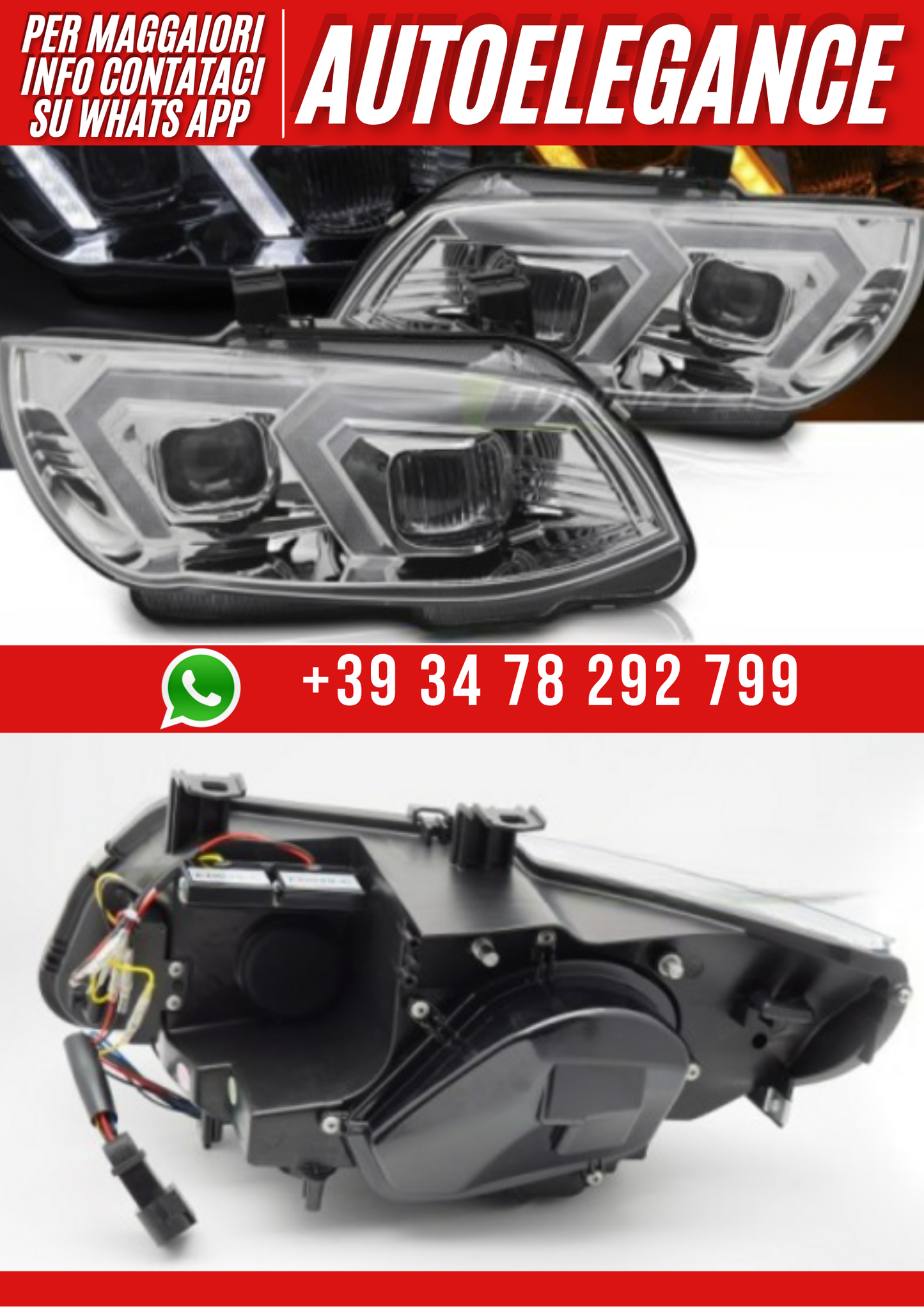 💕FARI ALLO XENO CROMATI per BMW E92/E93 LCI 10-13💕