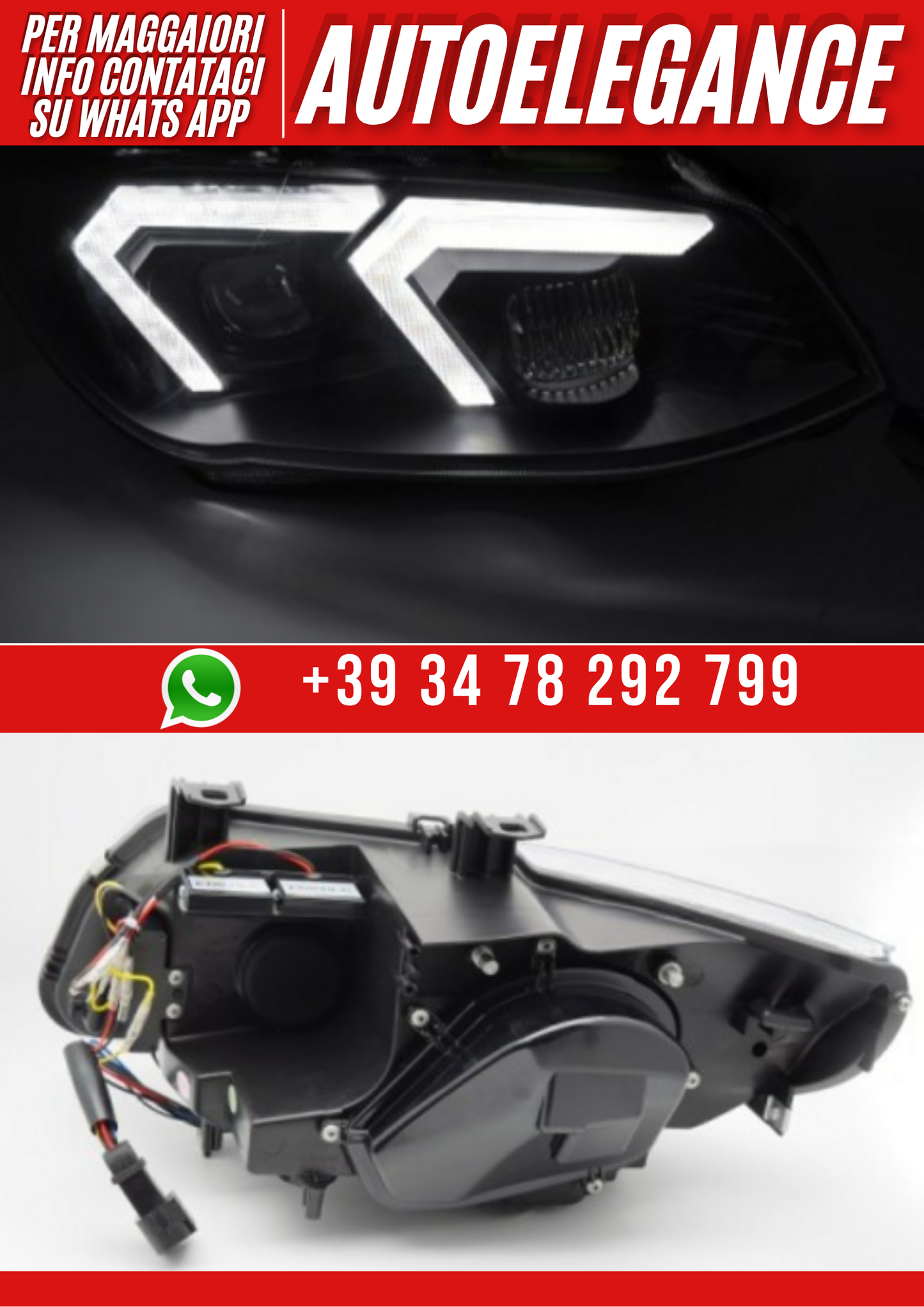 💕FARI ALLO XENO NERI per BMW E92/E93 LCI 10-13💕