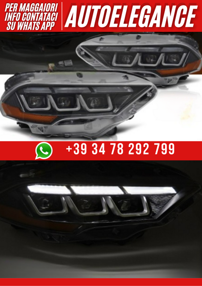 💕FARI ANTERIORI NERI adatto per FORD MUSTANG 18-21💕