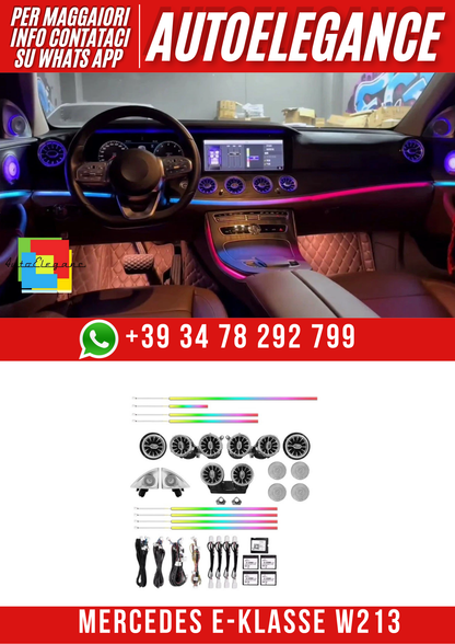 💕Kit aggiornamento 64 colori illuminazione ambiente Mercedes E-Klasse w213💕