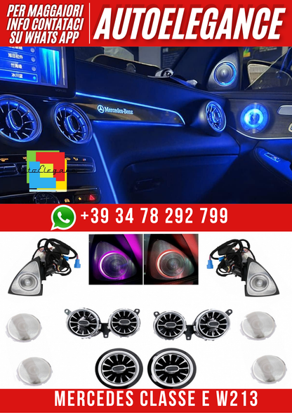 💕Kit Griglie di Sfiato AC Coperchio Altoparlante  Mercedes E-Class W213 S213 💕