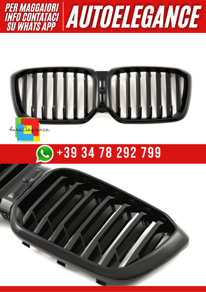 💕GRIGLIA RADIATORE NERO LUCIDO  BMW X3 X4 G01 G02 LCI💕