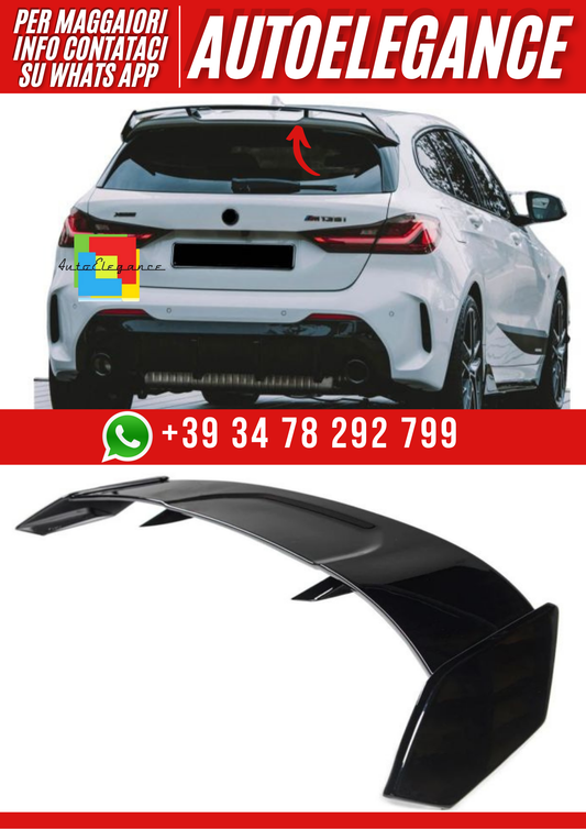 💕 Spoiler posteriore nero lucido adatto per BMW F40 con pacchetto M-Sport 💕