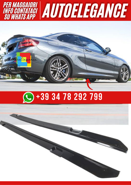 💕Sotto Minigonne laterali adatte per BMW SERIE 2 F22 F23 2014-2020 💕