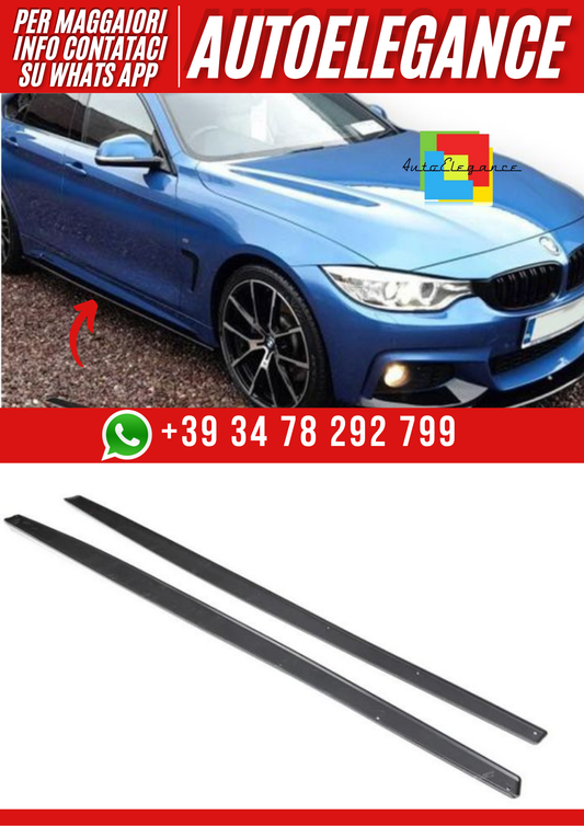 💕Sotto  Minigonne laterali adatte per BMW Serie 3 F80 M3 e Serie 4 F82 F83💕