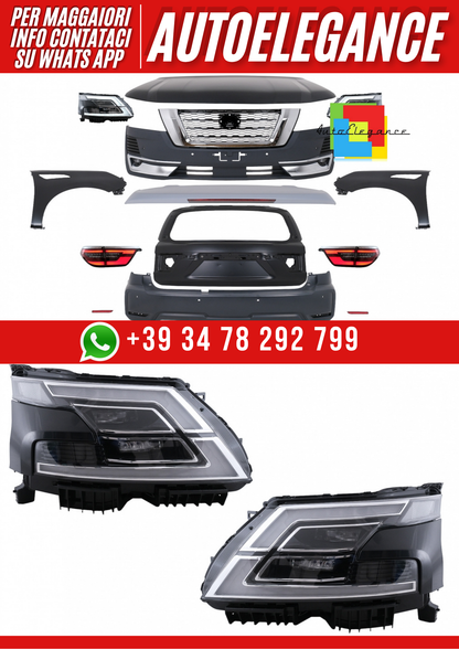 💕Complete Body Kit suitable for Nissan Patrol Y62 (2015-2019)  to 2020 💕