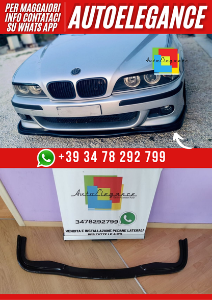💕ART. 0489 SPLITTER SERIE 5 E39 1995-2003 M / M-TECH NERO LUCIDO 💕