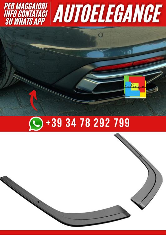 💕RS11-0059 Flap Audi A4 B9 FL 2019+ - Bumper Flap/ Rear Side, A Plus Std. 💕