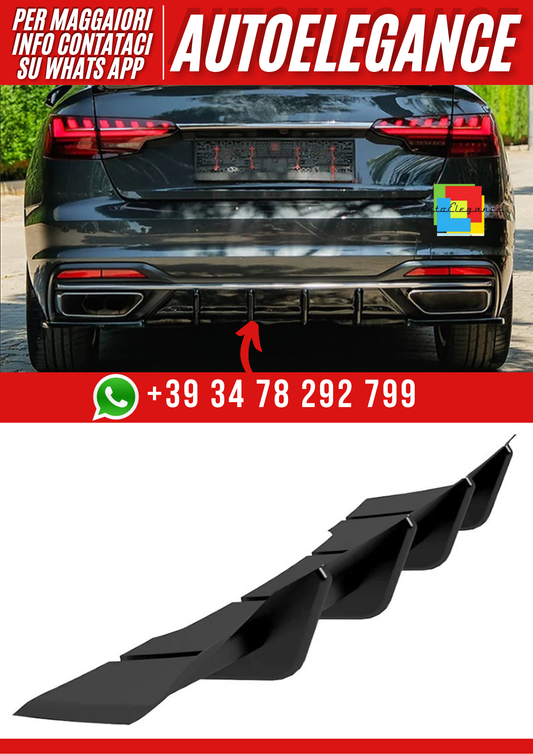 💕art. RV21-0046 Diffusore Audi A4 B9 FL 2019+ - A Plus Std. Line V1 💕