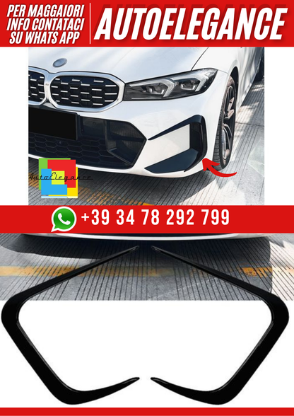 💕Flaps  ALETTE SPOILER ANTERIORE BMW G20 G21 LCI dal 07/2022💕