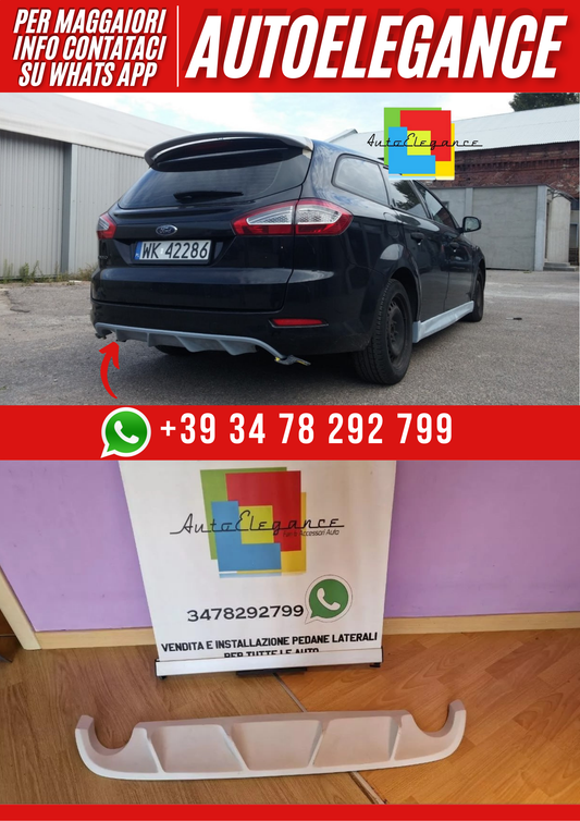 💕ART. 1185 DIFFUSORE FORD  MONDEO MK4 2010-2015 BERLINA + STATION GREZZO💕