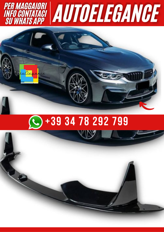 💕Splitter  anteriore  adatto per BMW Serie 3 M3 F80 e Serie 4 M4 F82💕