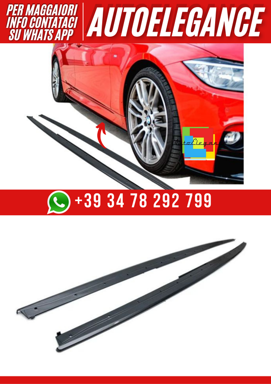 💕Sotto Minigonne laterali adatte per BMW SERIE 3 F30 F31 2011-2019💕