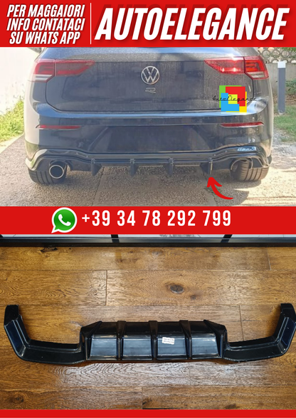 💕ART. 1907 DIFFUSORE GOLF 8 2020+ R NERO LUCIDO💕