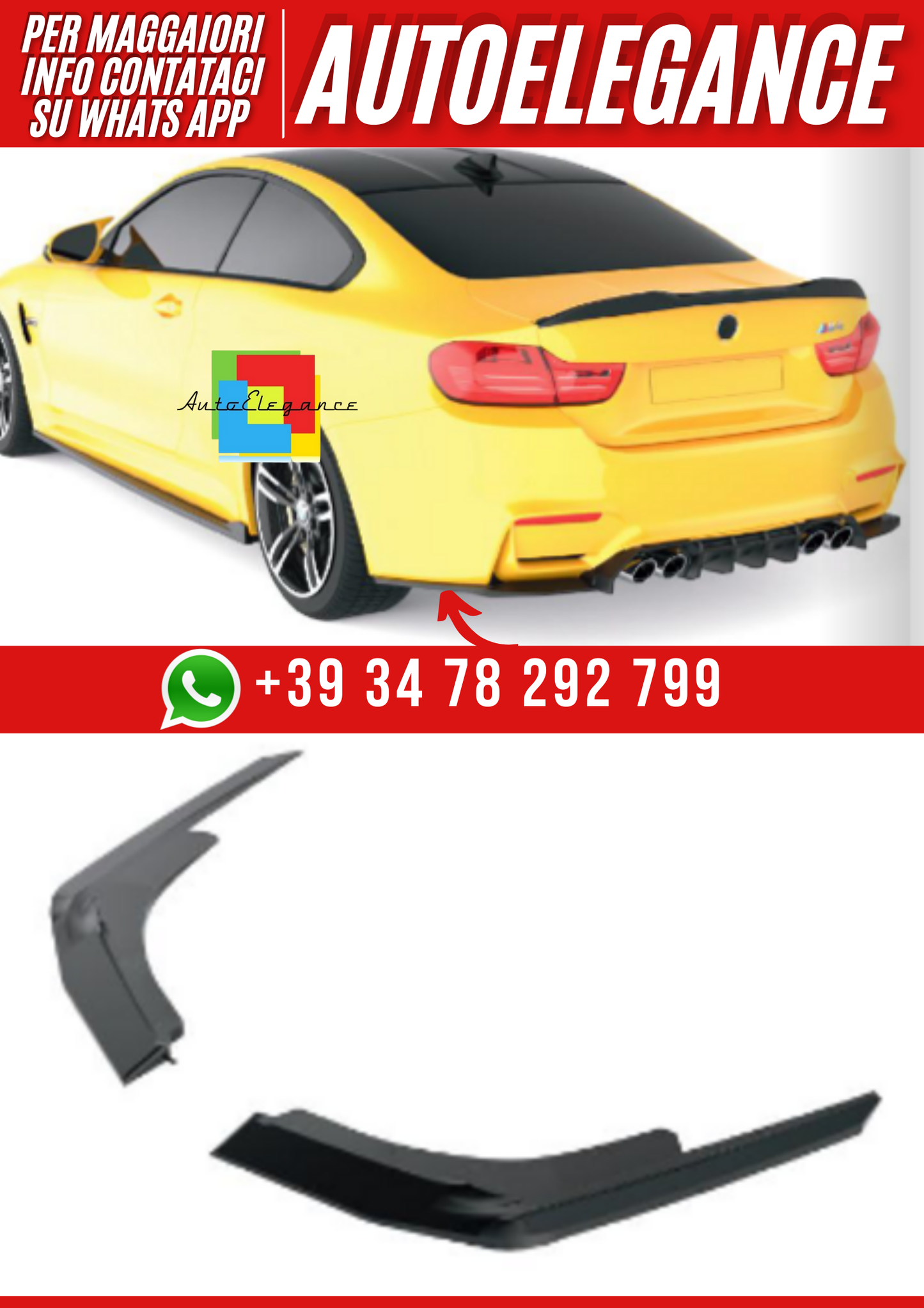 💕ART.2367  FLAP  BMW M4 F82 2014-2021💕