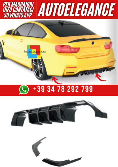 💕ART.2368  DIFFUSORE +FLAP ART.2367  BMW M4 F82 2014-2021💕