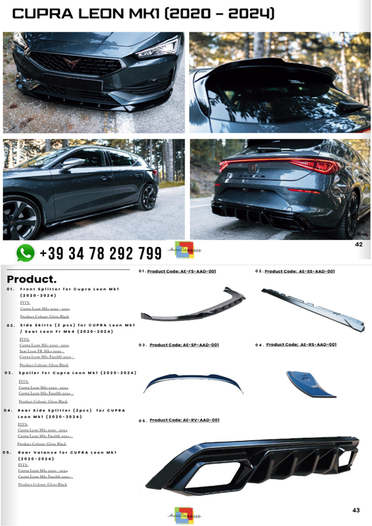 BODYKITT CUPRA  LEON  MK1  (2020-2024)
