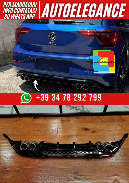 ART. 0774 DIFFUSORE POLO AW1 2017-2022 LOOK GTI NERO LUCIDO
