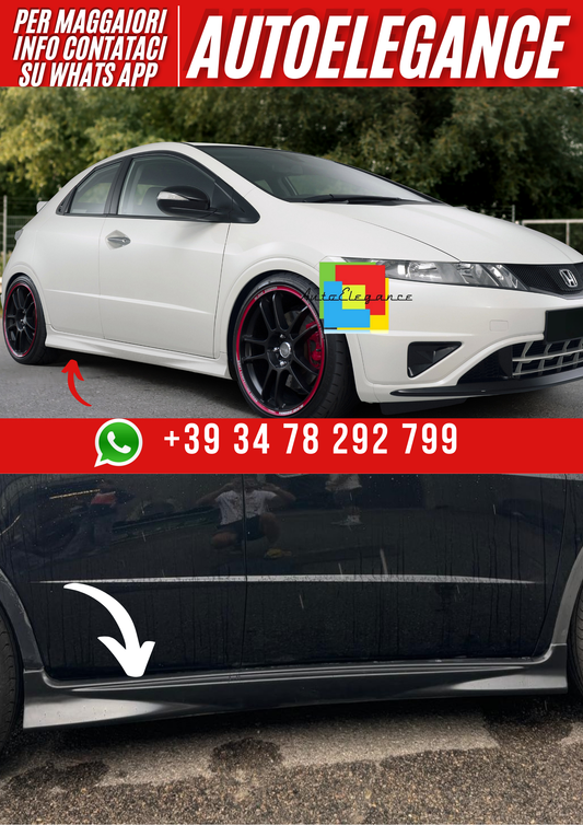 MINIGONNE LATERALI  ADATTO  PER HONDA  CIVIC 2006 2011