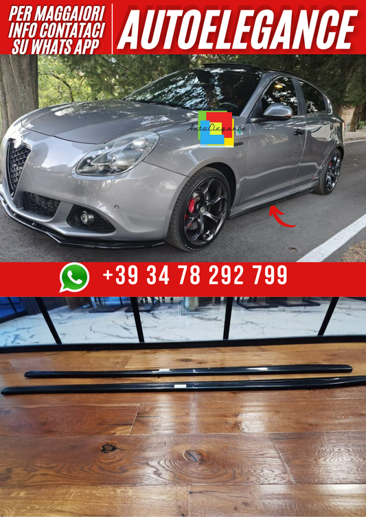 ART. 1854 SOTTO MINIGONNE ALFA ROMEO GIULIETTA 2010-2020 NERO LUCIDO