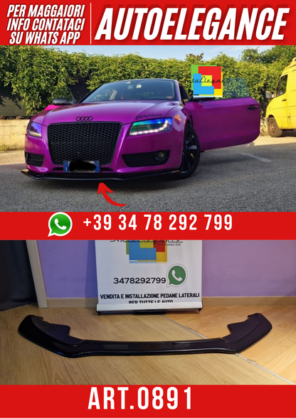 💕ART. 0891 SPLITTER AUDI   A5   2008-2011💕