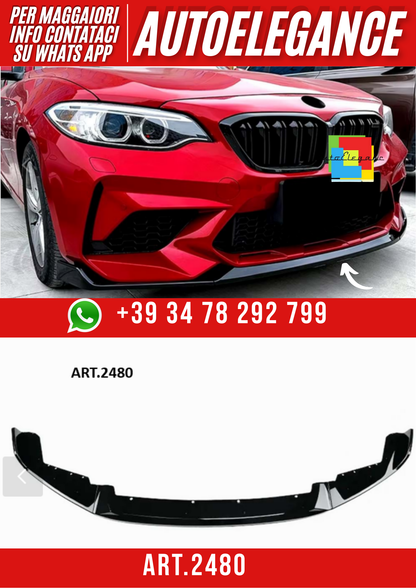 ART.2480 SPLITER BMW M2 CS F87 2016+paraurti/anteriore