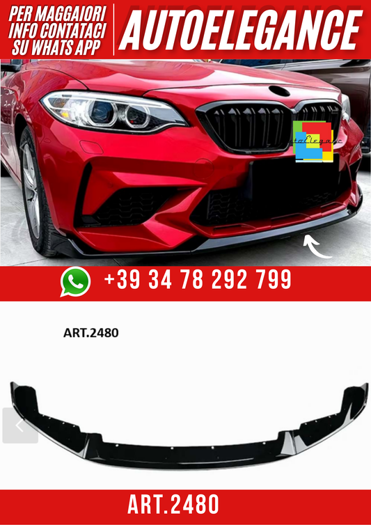 ART.2480 SPLITER BMW M2 CS F87 2016+paraurti/anteriore