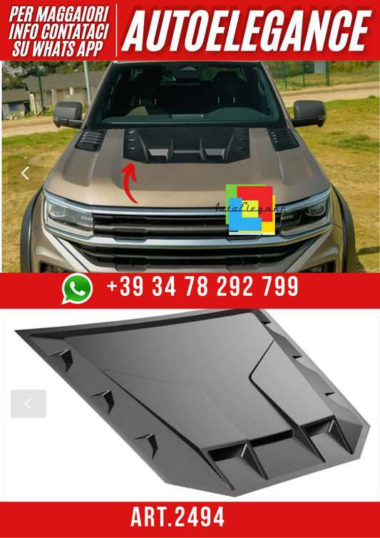 ART.2494  Ventilazione del cofano VW Amarok Mk2 2022+