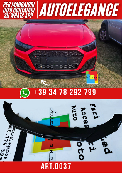 ART. 0037 SPLITTER 3 PEZZI AUDI  A1 SPORTBACK