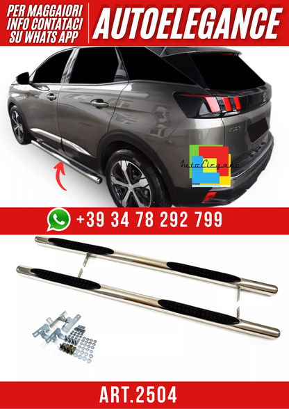 ART.2504 Pedane PEUGEOT 3008 2017-2021 Spedizione Gratuita