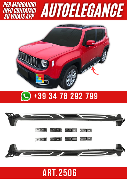 ART.2506  Pedane Laterale Sottoporta Per Jeep Renegade Dal 2016