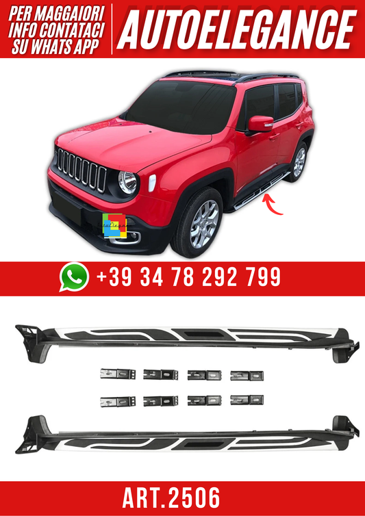 ART.2506  Pedane Laterale Sottoporta Per Jeep Renegade Dal 2016