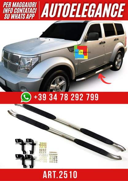 ART.2510  Pedane Inox Dodge Nitro 2007-2012