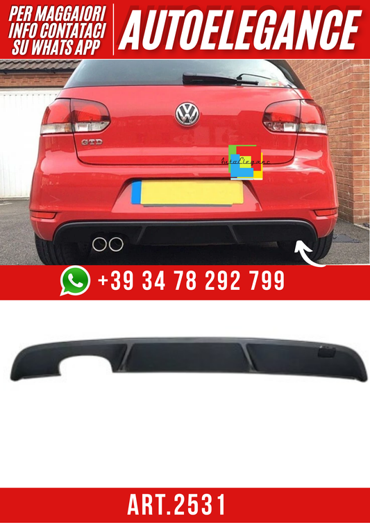 ART.2531  DIFFUSORI PER VW GOLF VI GTD 2008-2013