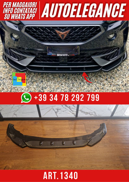 ART. 1340 SPLITTER ANTERIORE CUPRA FORMENTOR 2020+ NERO LUCIDO