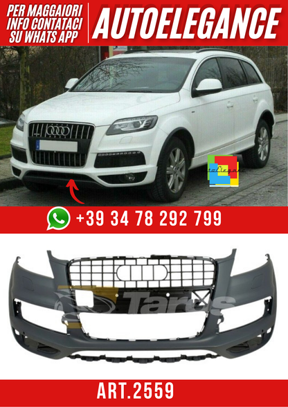 ART.2559  PARAURTI ANTERIORE PER  AUQI  Q7 2009-2015 S-line