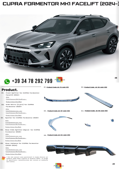 BODYKIT ADATTO  PER  CUPRA FORMENTOR MK1 FACELIFT 2024+