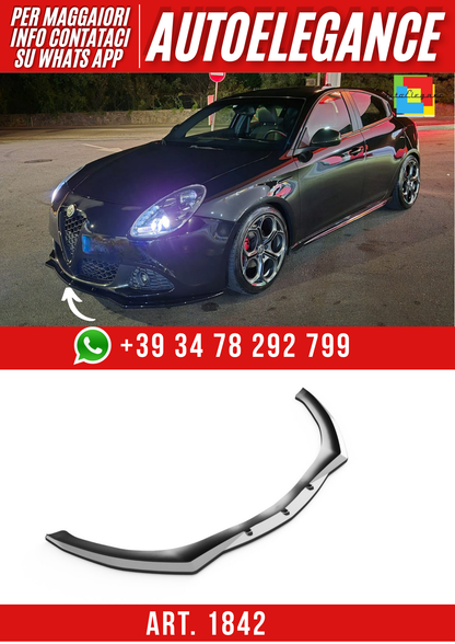 ART. 1842 SPLITTER GIULIETTA 2010-2020 NERO LUCIDO
