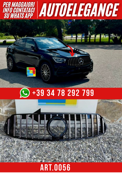 ART. 0056 MERCEDES GLC X253 C253 2019-2022 AMG LIFT LOOK GT CROMATA