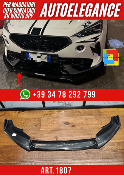 ART. 1807 SPLITTER CUPRA FORMENTOR 2020+ CUSTOM SE NERO LUCIDO